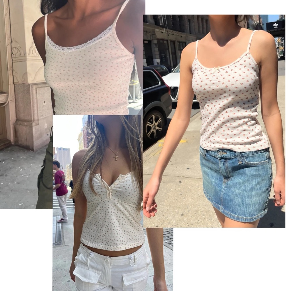 3 CUTE Brandy Melville tank tops multi-pack, pajamas or normal tank